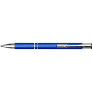 Aluminium ballpen Yvette, cobalt blue (Metallic pen)