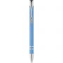 Corky ballpoint pen with rubber-coated exterior, Process Blue
