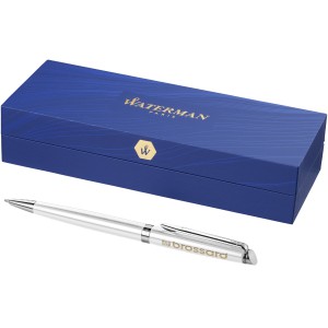 Hmisph?re elegant and lacquered ballpoint pen, White (Metallic pen)