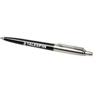 Jotter ballpoint pen, solid black,Silver (Metallic pen)
