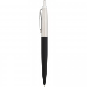Jotter XL matte with chrome trim ballpoint pen, solid black (Metallic pen)