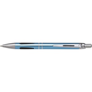 Metal ballpen Kasper, light blue (Metallic pen)