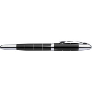 Metal ballpen Malika, black/silver (Metallic pen)