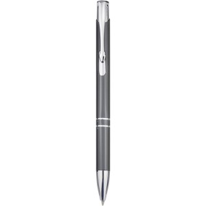 Moneta aluminium click ballpoint pen, Grey (Metallic pen)