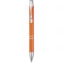 Moneta aluminium click ballpoint pen, Orange