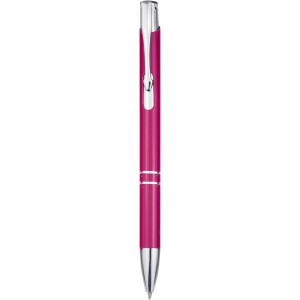 Moneta aluminum click ballpoint pen, pink (Metallic pen)