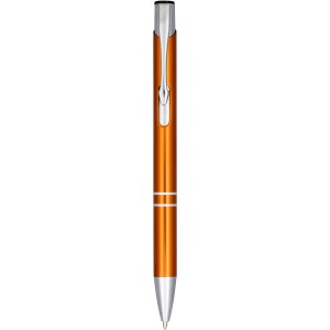 Moneta anodized aluminium click ballpoint pen, Orange (Metallic pen)