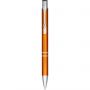 Moneta anodized aluminium click ballpoint pen, Orange