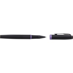 Parker IM Vibrant Rings PVD rollerball, purple/black (Metallic pen)