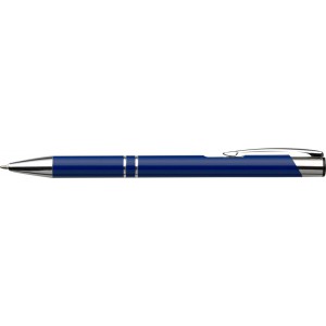 Push button ballpen, cobalt blue (Metallic pen)