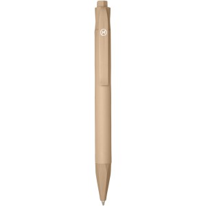 Terra corn plastic ballpoint pen, Sand (Metallic pen)