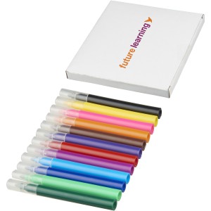 Mexi 12-piece marker set, Natural (Highlighters)
