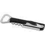 Milo waitress knife, solid black,Silver