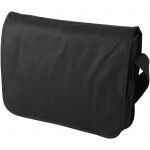 Mission non-woven messenger bag, solid black (11926600)
