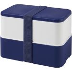 MIYO double layer lunch box, Blue, White, Blue (21047000)