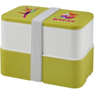 MIYO double layer lunch box, Lime, White, White (Plastic kitchen equipments)