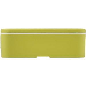 MIYO single layer lunch box, Lime, White (Plastic kitchen equipments)