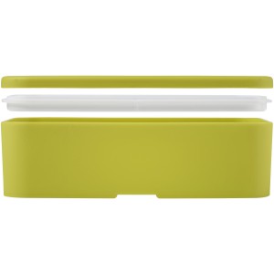 MIYO single layer lunch box, Lime, White (Plastic kitchen equipments)