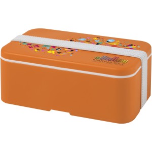 MIYO single layer lunch box, Orange, White (Plastic kitchen equipments)