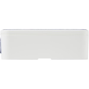 MIYO single layer lunch box, White, Blue (Plastic kitchen equipments)