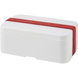 MIYO single layer lunch box, White, Red (Plastic kitchen equipments)