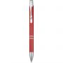 Moneta aluminium click ballpoint pen, Red