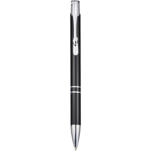 Moneta recycled aluminium ballpoint pen, Black (Metallic pen)