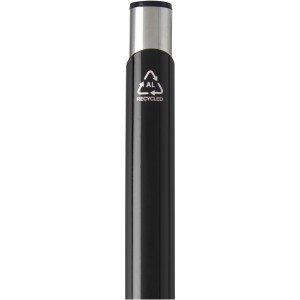 Moneta recycled aluminium ballpoint pen, Black (Metallic pen)