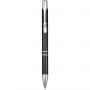 Moneta recycled aluminium ballpoint pen, Black