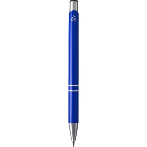 Moneta recycled aluminium ballpoint pen, Blue (Metallic pen)