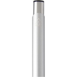 Moneta recycled aluminium ballpoint pen (blue ink), Silver (Metallic pen)