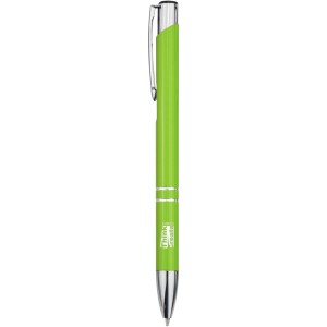 Moneta recycled aluminium ballpoint pen, Green (Metallic pen)