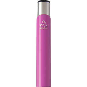 Moneta recycled aluminium ballpoint pen, Pink (Metallic pen)