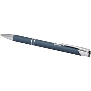 Moneta soft touch ballpoint pen, Hale Blue (Metallic pen)