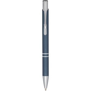 Moneta soft touch ballpoint pen, Hale Blue (Metallic pen)