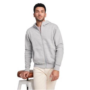 Montblanc unisex full zip hoodie, Marl Grey (Pullovers)