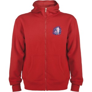 Montblanc unisex full zip hoodie, Red (Pullovers)