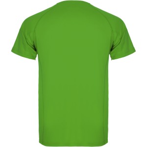 Montecarlo short sleeve kids sports t-shirt, Green Fern (T-shirt, mixed fiber, synthetic)