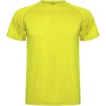 Montecarlo short sleeve men's sports t-shirt, Fluor Yellow (R04251C)