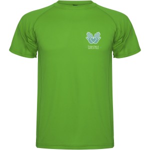 Montecarlo short sleeve men's sports t-shirt, Green Fern (T-shirt, mixed fiber, synthetic)