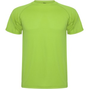 Montecarlo short sleeve men's sports t-shirt, Lime