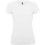 Montecarlo short sleeve women's sports t-shirt, White (R04231Z)