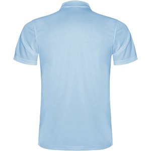 Monzha short sleeve kids sports polo, Sky blue (Polo short, mixed fiber, synthetic)