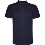 Monzha short sleeve men's sports polo, Navy Blue (R04041R)