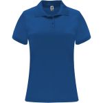 Monzha short sleeve women's sports polo, Royal (R04104T)