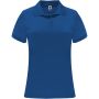 Monzha short sleeve women's sports polo, Royal