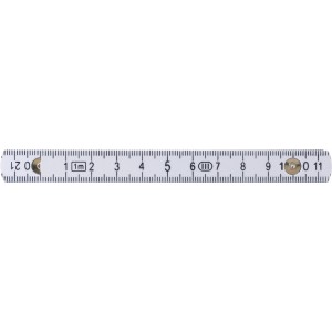 Plastic foldable ruler Leon, white