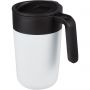 Nordia 400 ml double-wall recycled mug, White