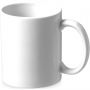 Bahia 330 ml ceramic mug, White, White