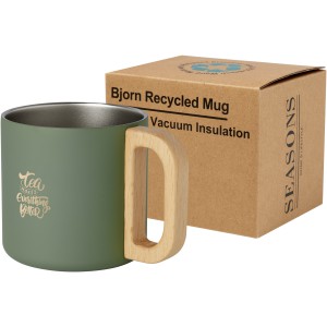 Bjorn 360 ml RCS certified recycled stainless steel mug with (Mugs)
